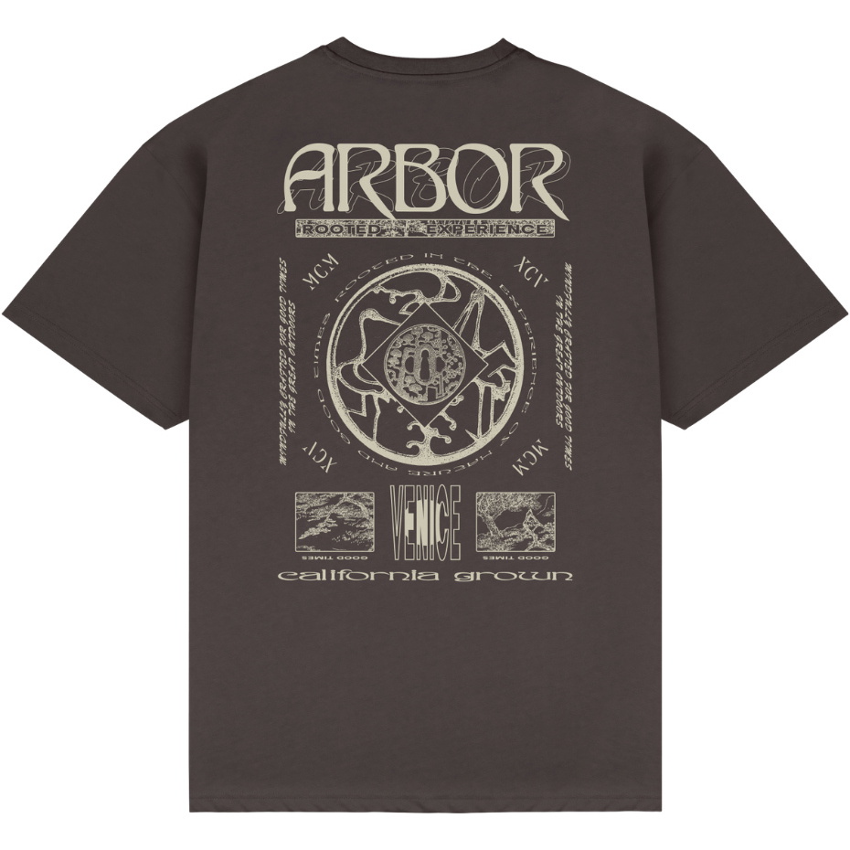 2026 Arbor Mens Evergreen T-shirt ABA-TEE-0207 - Faded Black